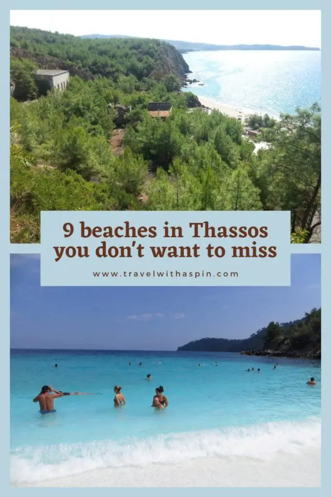 Best 9 beaches in Thassos, Greece
