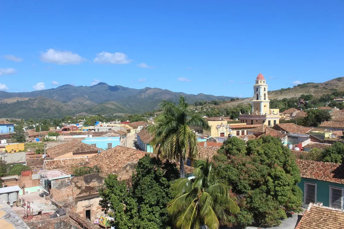 Trinidad seen from the tower of Palacio Cantero