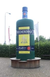 Becherovka herbal alcoholic drink