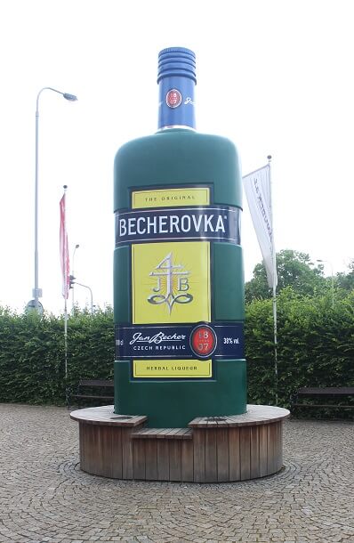Becherovka herbal alcoholic drink