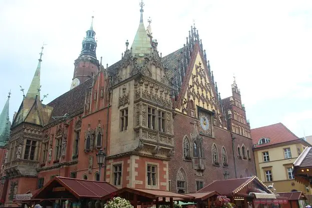 the old town hall of wroclaw