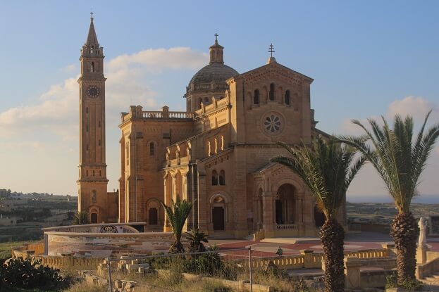 Ta Pinu Church on the island of Gozo, Malta