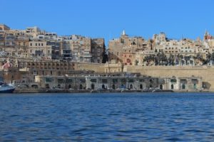 View over Valletta from Fort St. Angelo