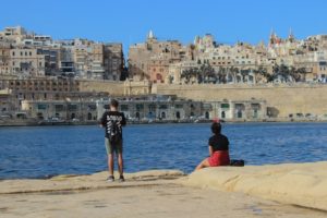 Valletta seen from the Three Cities