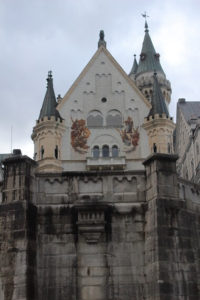 interior court of Neuschwanstein Castle