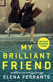 My Brilliant Fried by Elena Ferrante travel from home