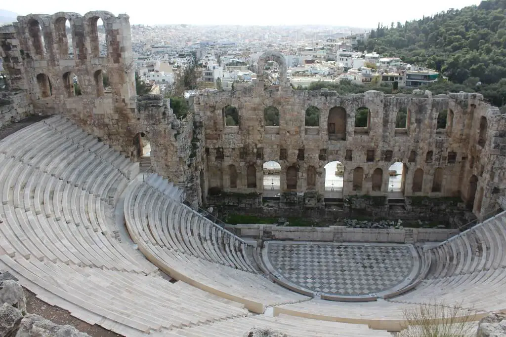 the Theatre of Herodes Atticus, Atena