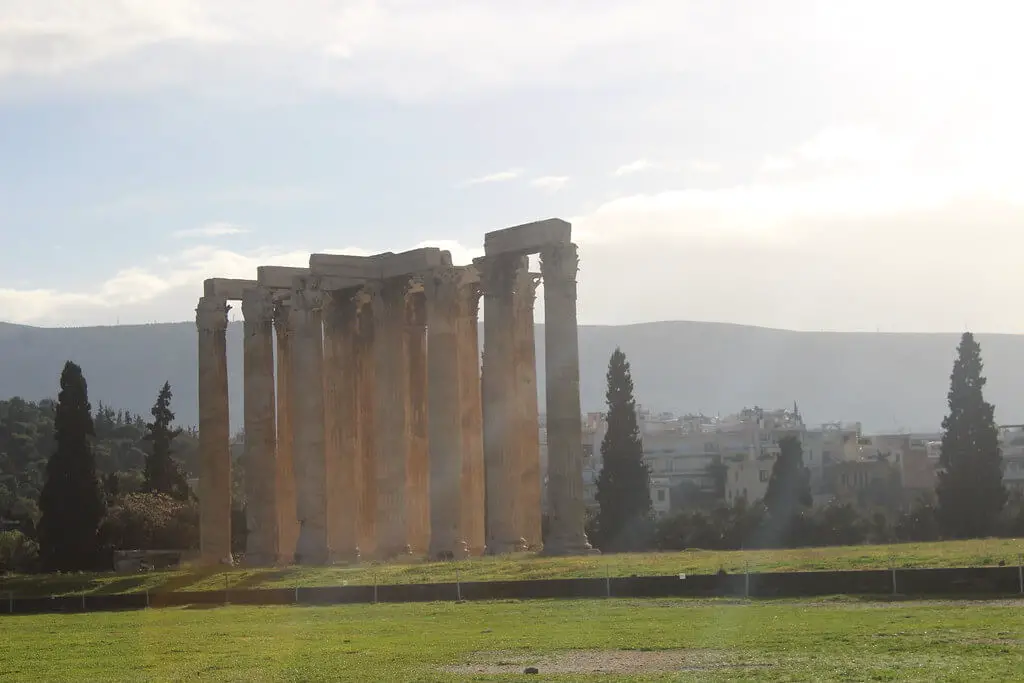 Temple of Zeus - obiective turistice pentru doua zile in Atena