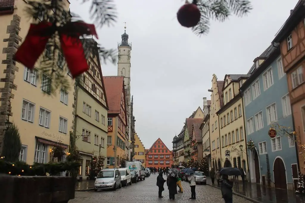 Rothenburg ob der Tauber at winter
