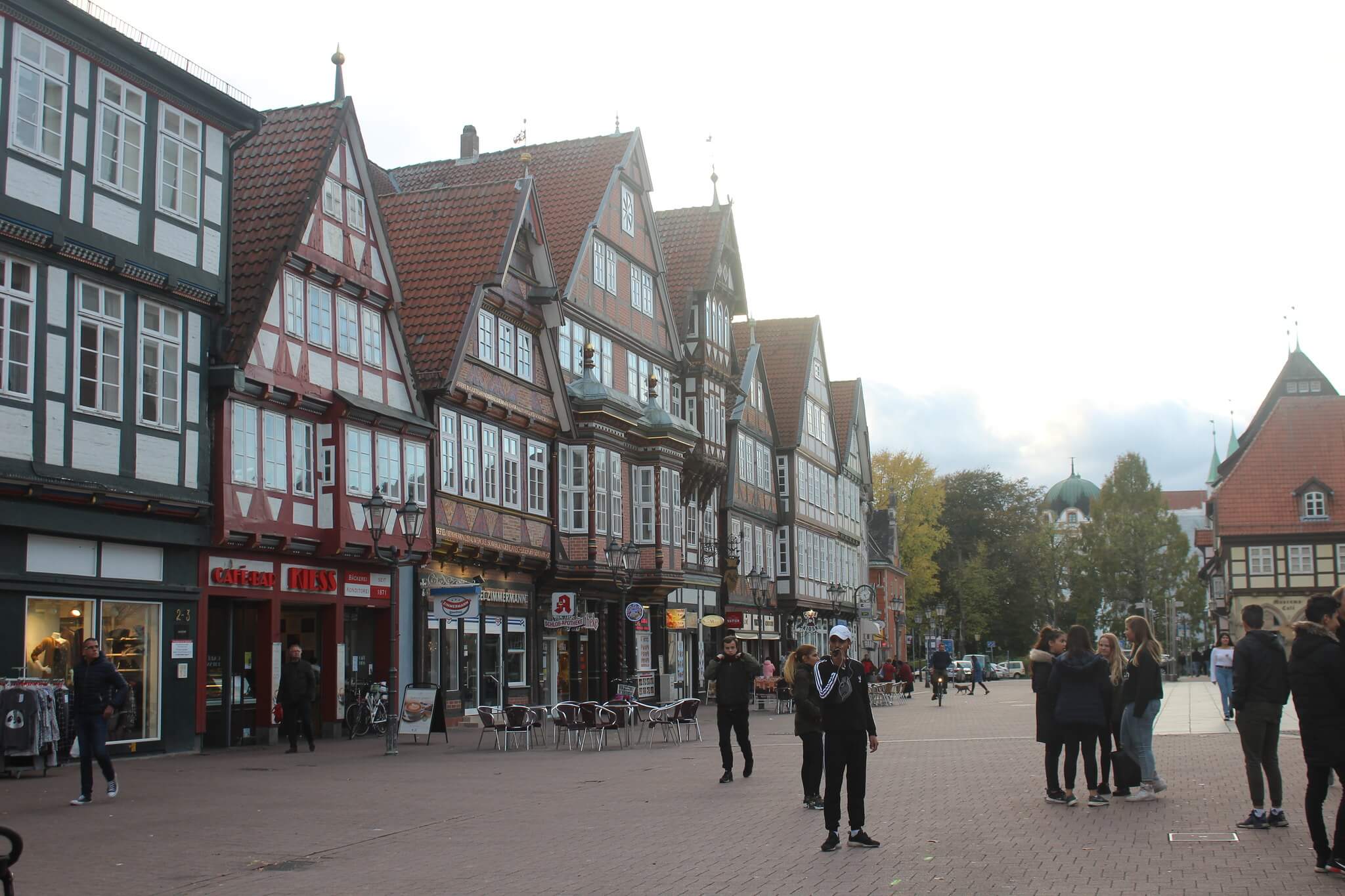 The old city center, Celle, Germany