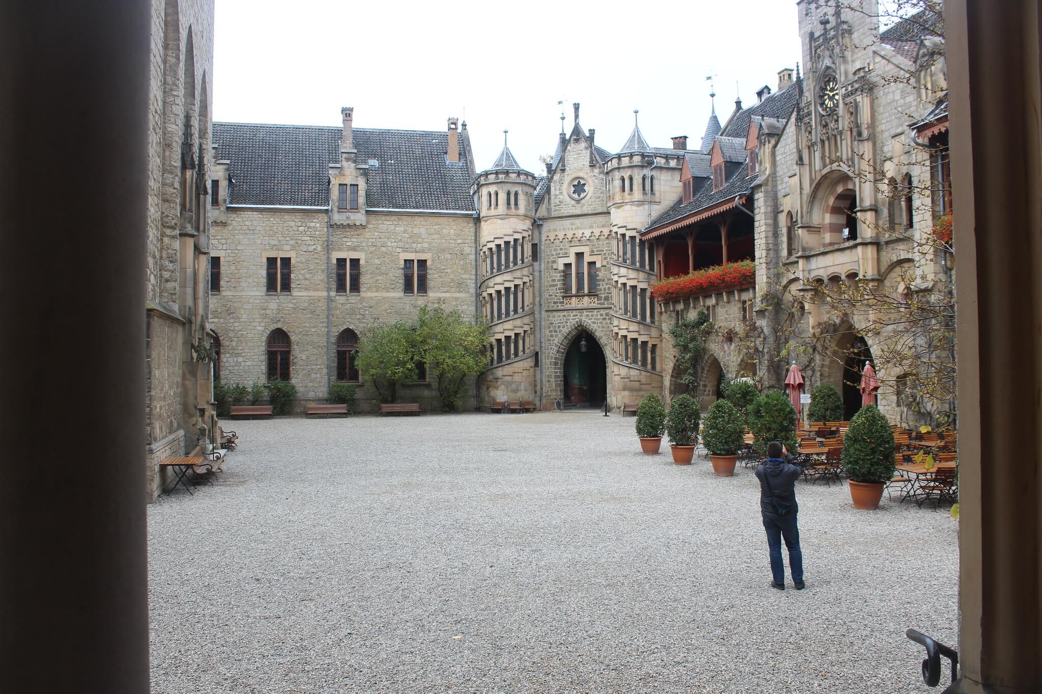 Courtyard of Marienburg Castle, Germany, Hanover