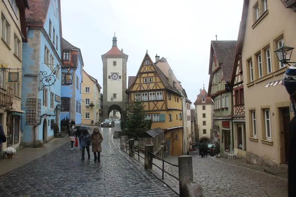 The Plonlein in Rothenburg ob der Tauber
