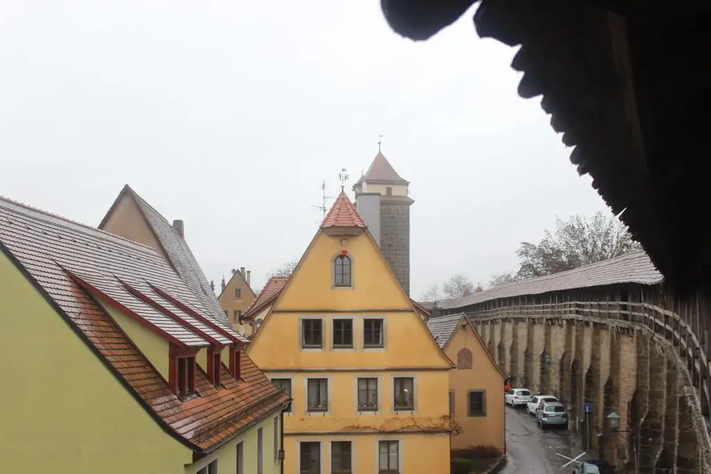 City walls, Rothenburg ob der Tauber