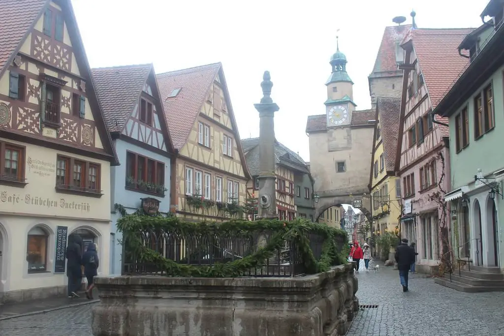 Street in Rothenburg ob der Tauber