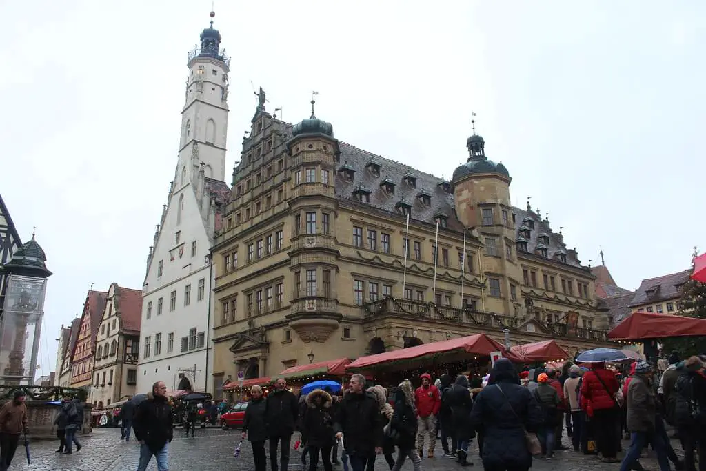 The town hall seen from Marktplatz