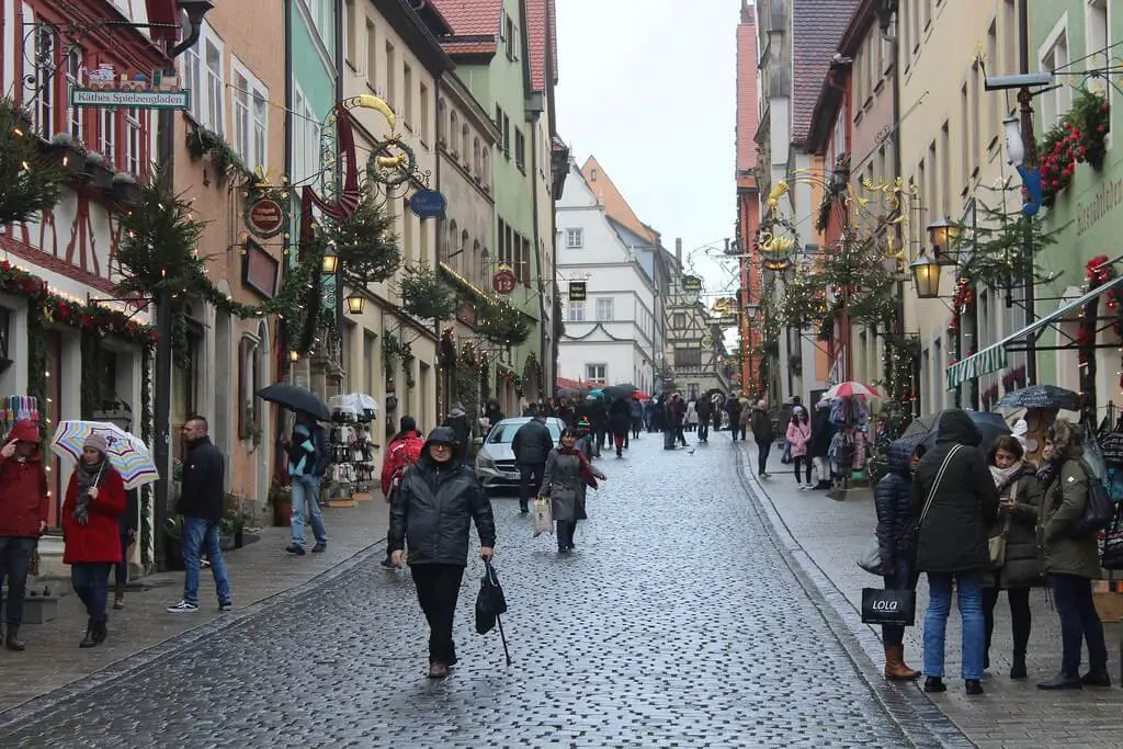 Street in Rothenburg ob der Tauber