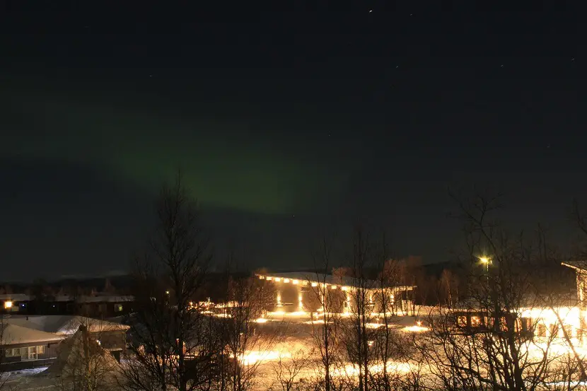 Aurora boreală în Kiruna