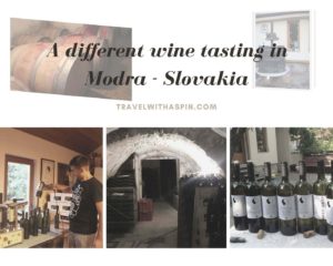 A different wine tasting in Modra