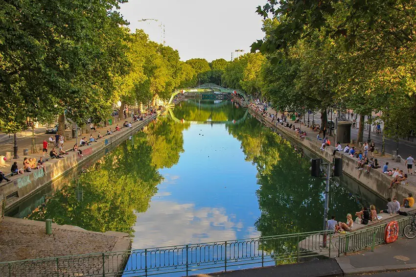 Canal St. Martin - obiective turistice din Paris