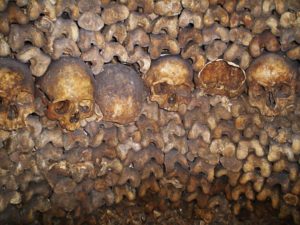 Attractions in Paris - the Catacombs