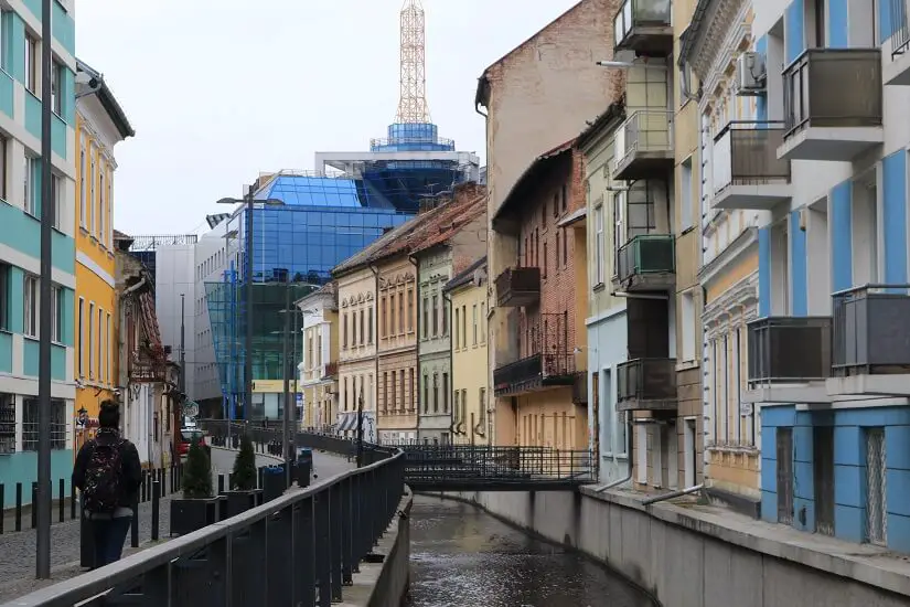 Canalul Morii de pe strada Andrei Saguna