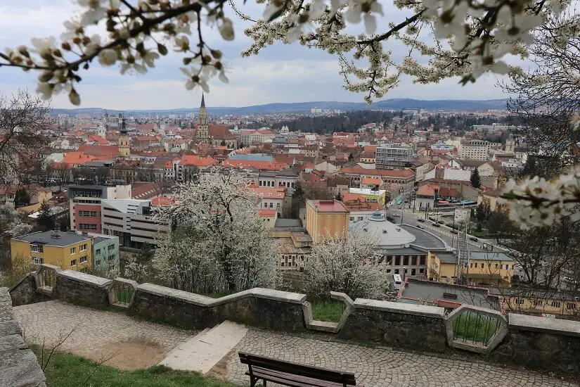 Panorama Cluj-Napoca de pe Cetatuie