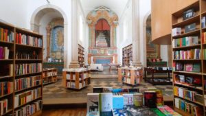 San Tiago Church Library - best things to do in Obidos on a day trip from Lisbon
