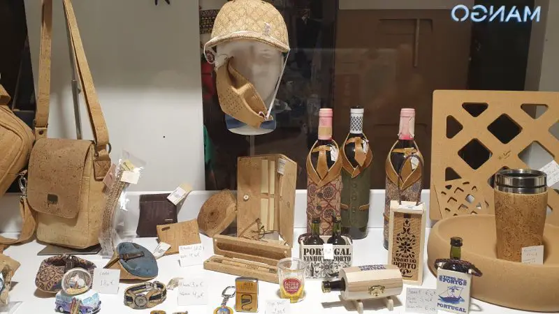 Various items made out of cork