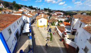 Main crossing in Obidos - best things to do on a day trip from Lisbon