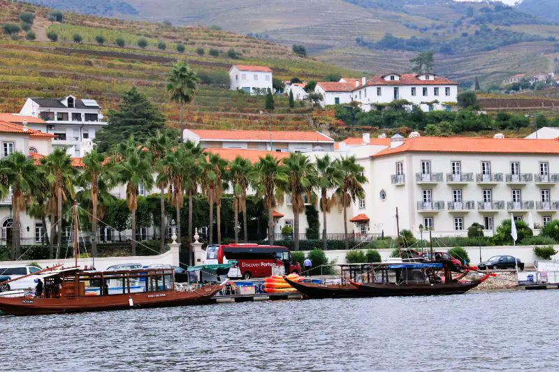 Pinhao the main center in Douro Valley, Portugal