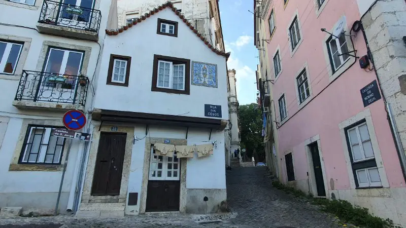 Alfama - oldest house in Lisbon, Portugal