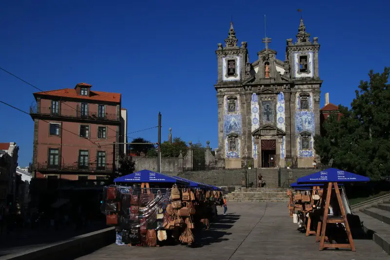 Sao Ildefonso Church covered in azulejos - things Portugal is famous for
