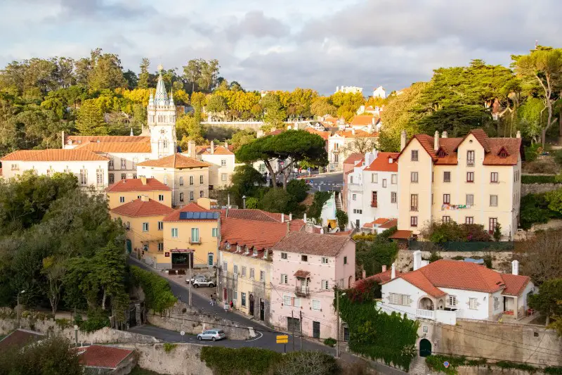 Historical center of Sintra - day trip from Lisbon