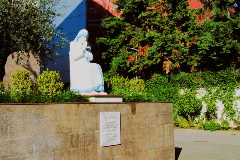 Mother Teresa Monument in Tirana, Albania