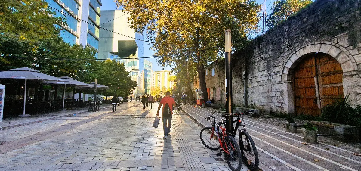 Toptani street - best things to do in Tirana
