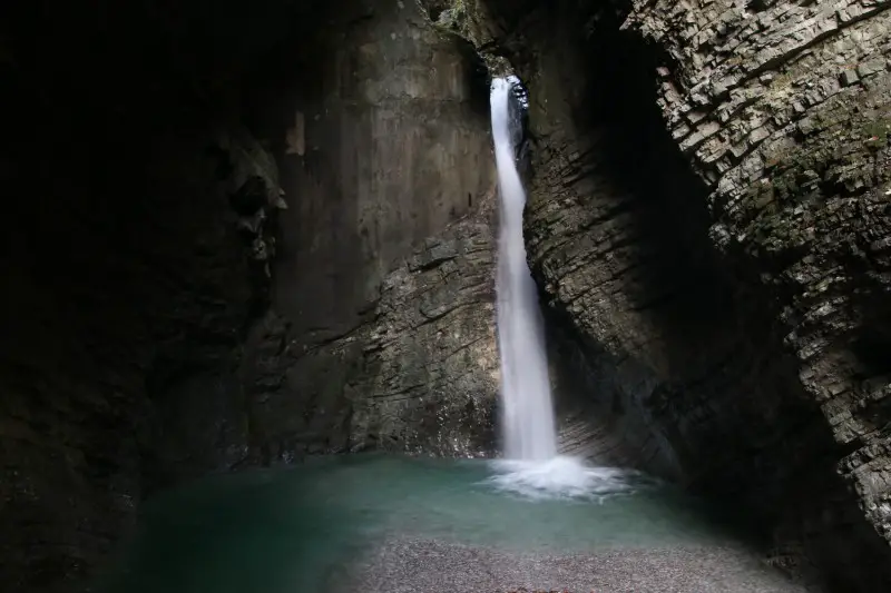 Kozjak Waterfall in Triglav National Park